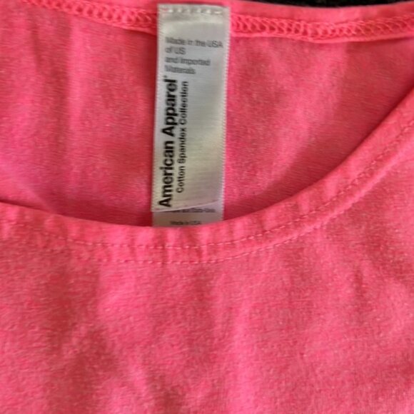 American Apparel Sleeveless High Neck Cropped Tank Top - Picture 4 of 6